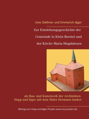 cover image of Zur Entstehungsgeschichte der Gemeinde in Klein Borstel und der Kirche Maria-Magdalenen